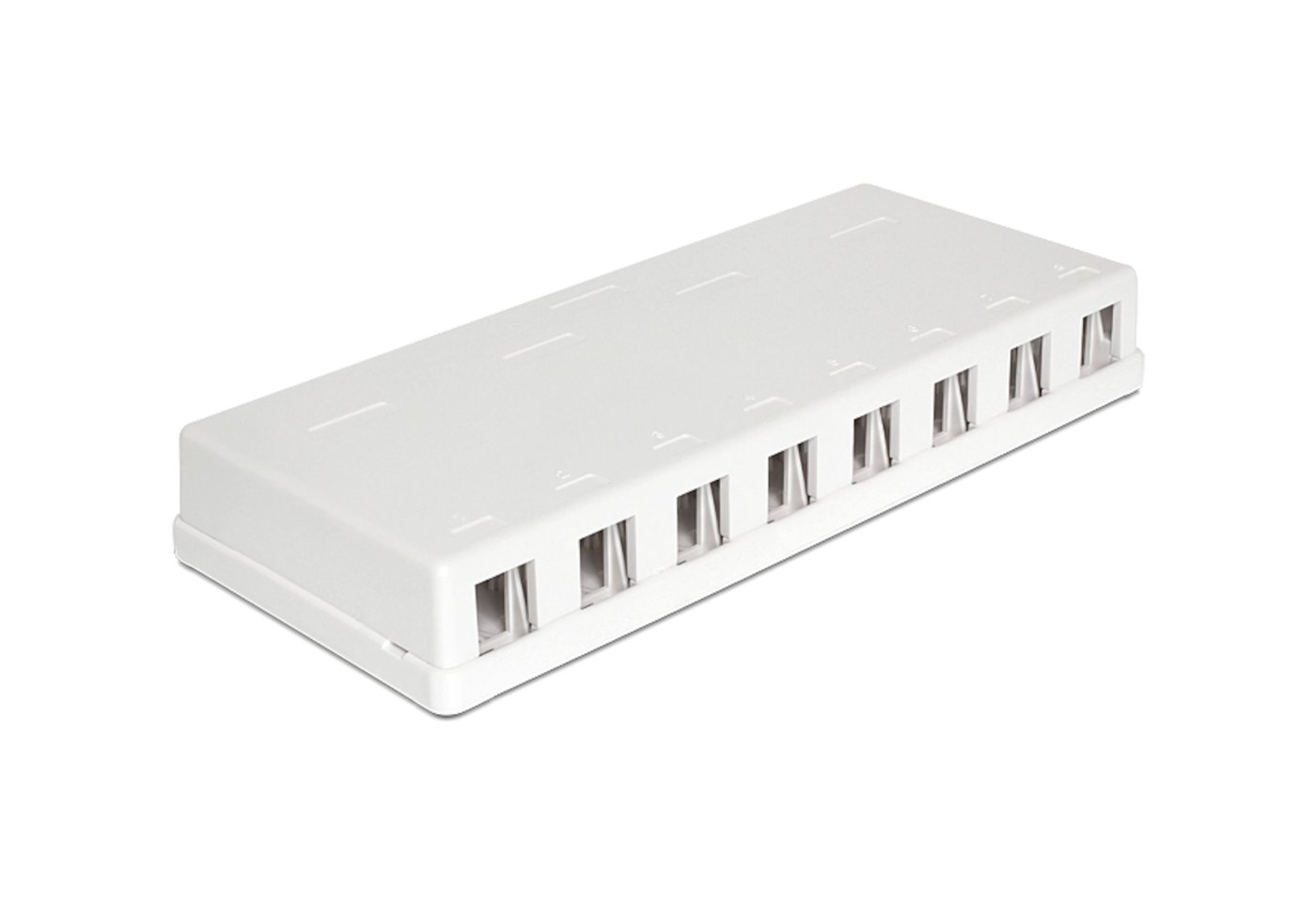 Keystone-uttagsbox 8 portar