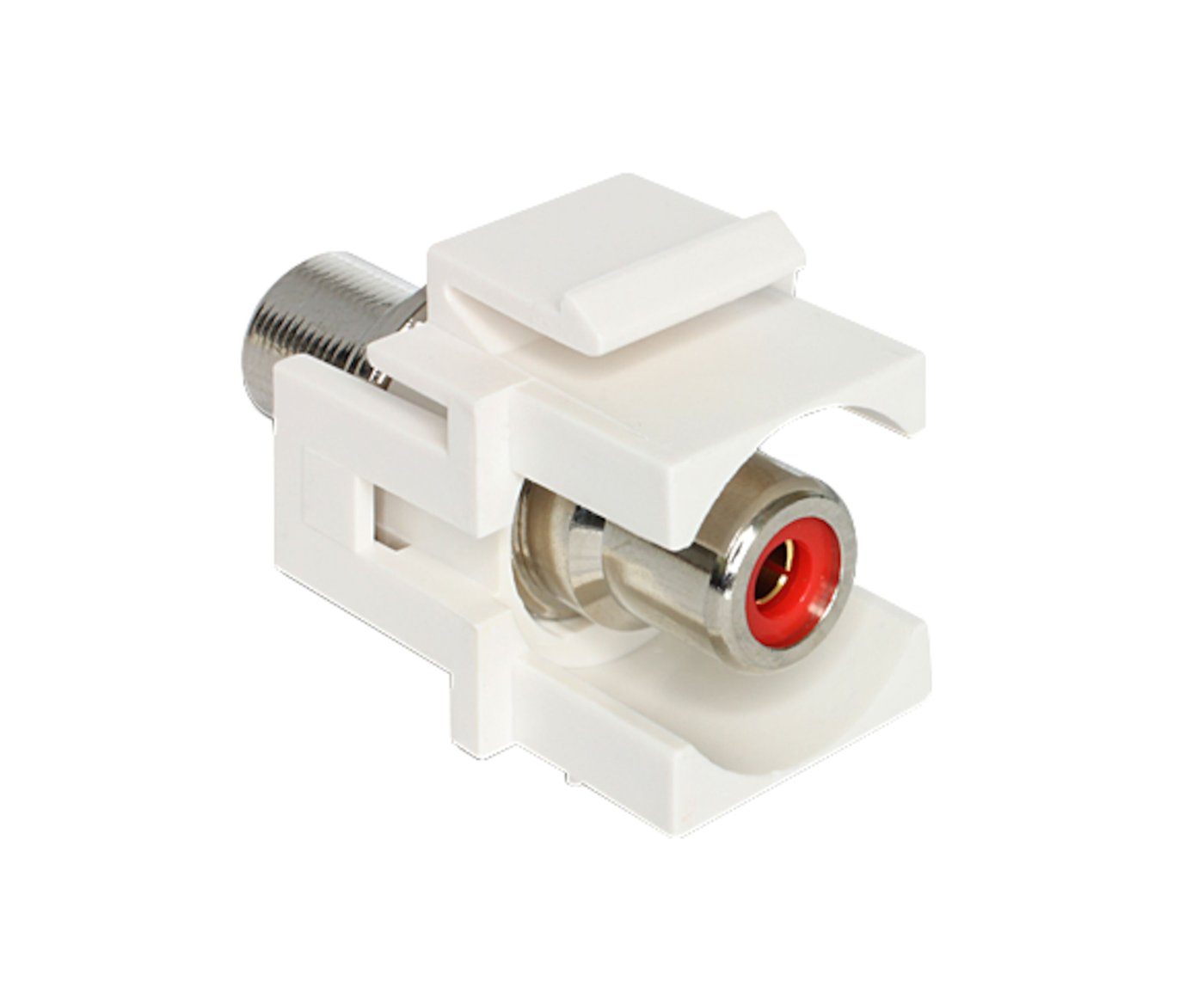 Keystone-modul RCA-kontakt Röd