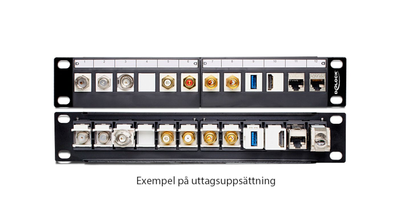 10"-patchpanel Keystone