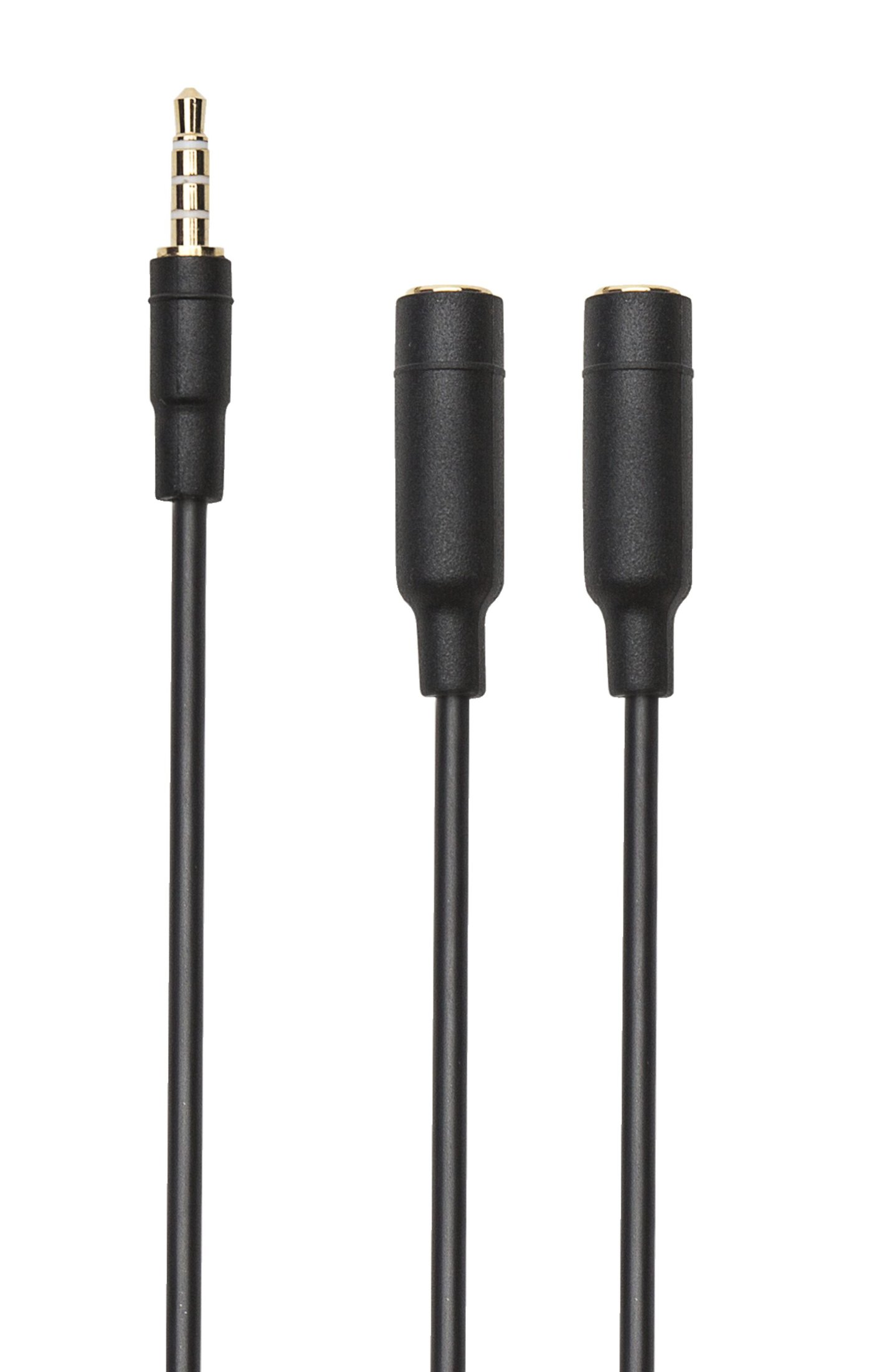 Luxorparts Adapter för datorheadset till mobil, konsol och dator Svart