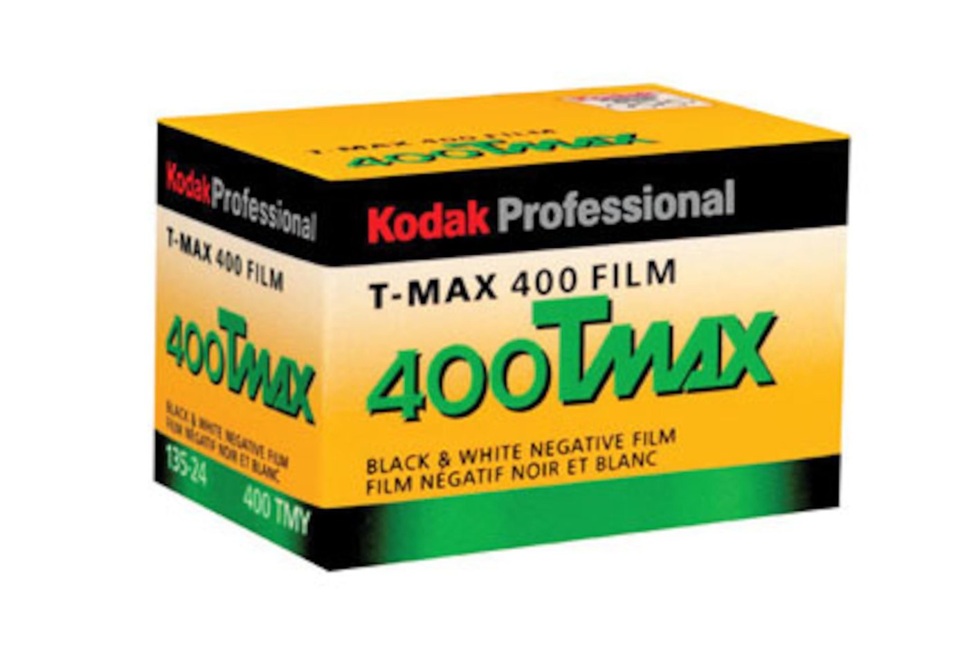 Kodak T-Maks svart-hvitt 135-film 24 bilder ISO 400 ASA 400