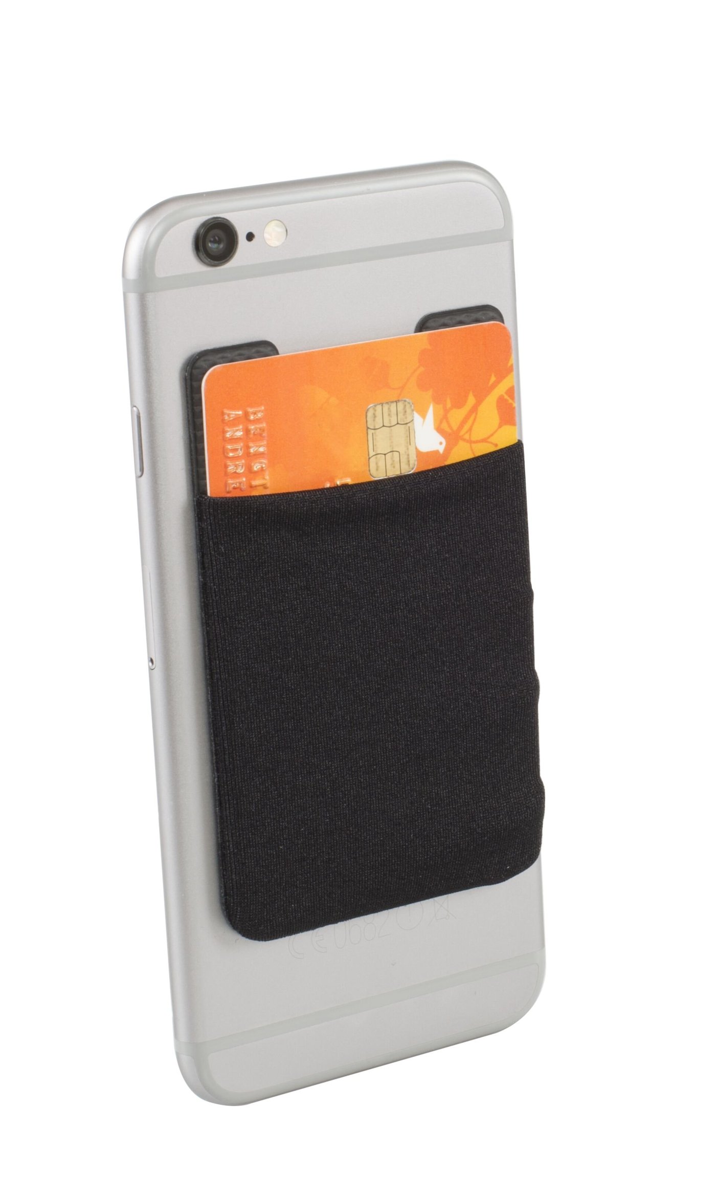 Linocell Kreditkortsficka för mobilen Svart