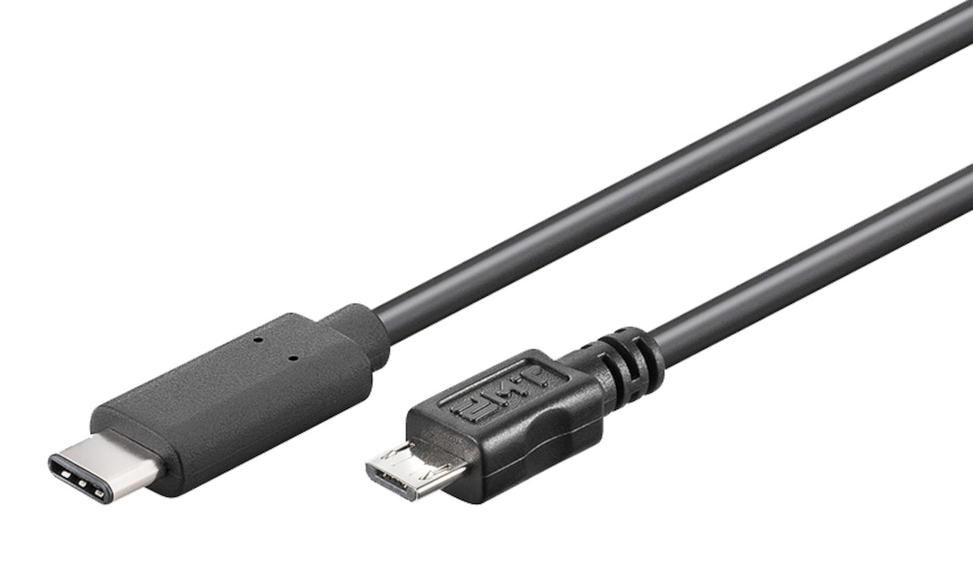 Luxorparts Tilkoblingskabel USB-C til Micro-USB 1 m