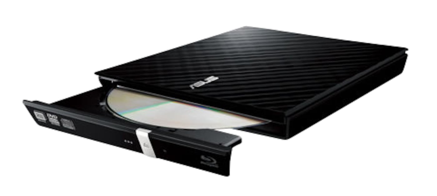 Asus External Slim DVD-brännare och läsare Svart