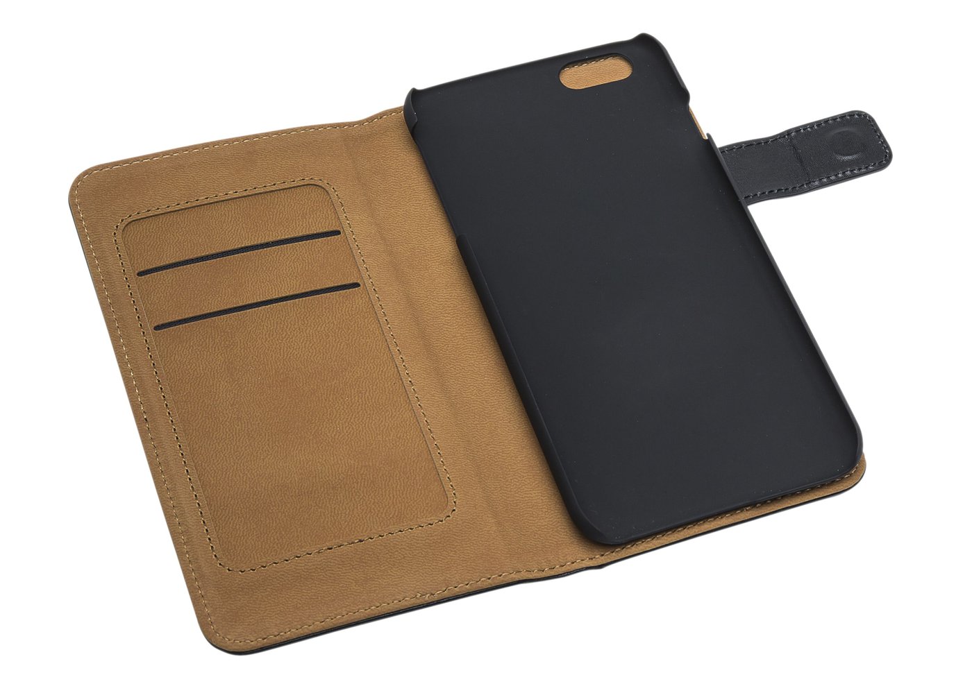 Linocell Magnetisk mobiletui for iPhone 6 Plus-serien Svart