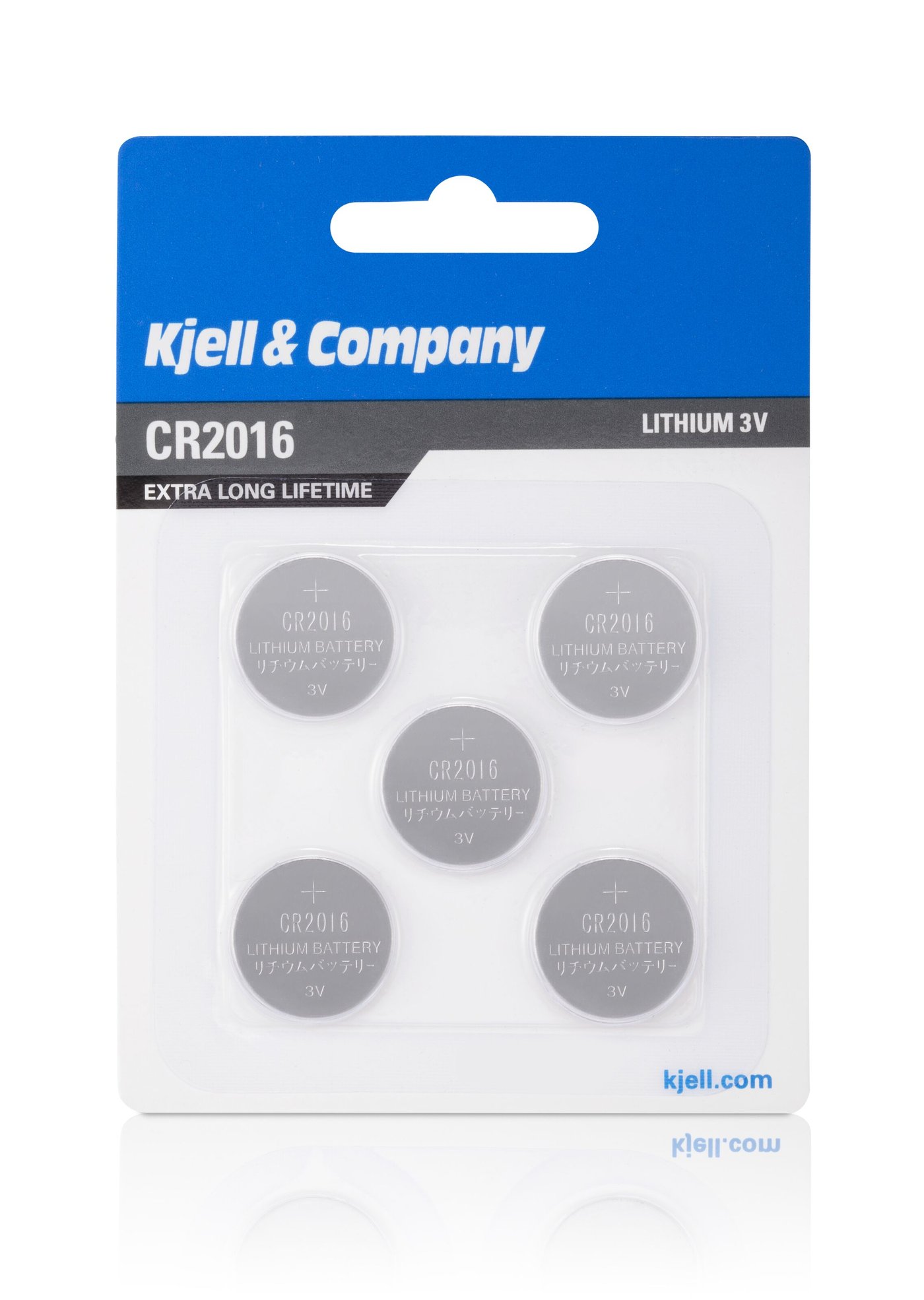 Kjell & Company Litiumbatteri CR2016 1-pk.