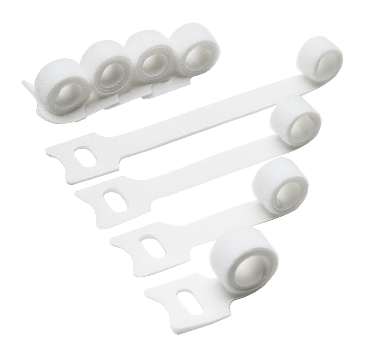 Luxorparts Kabelsamler 8-pk. Hvit