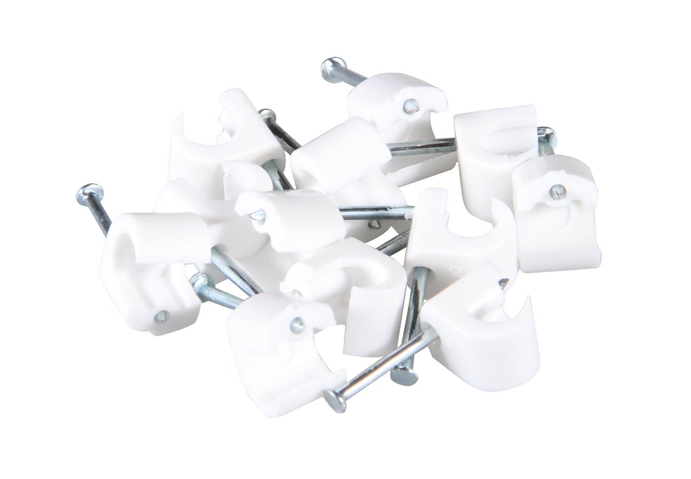 Kabelklammer för rund kabel 7-10 mm 10-pack