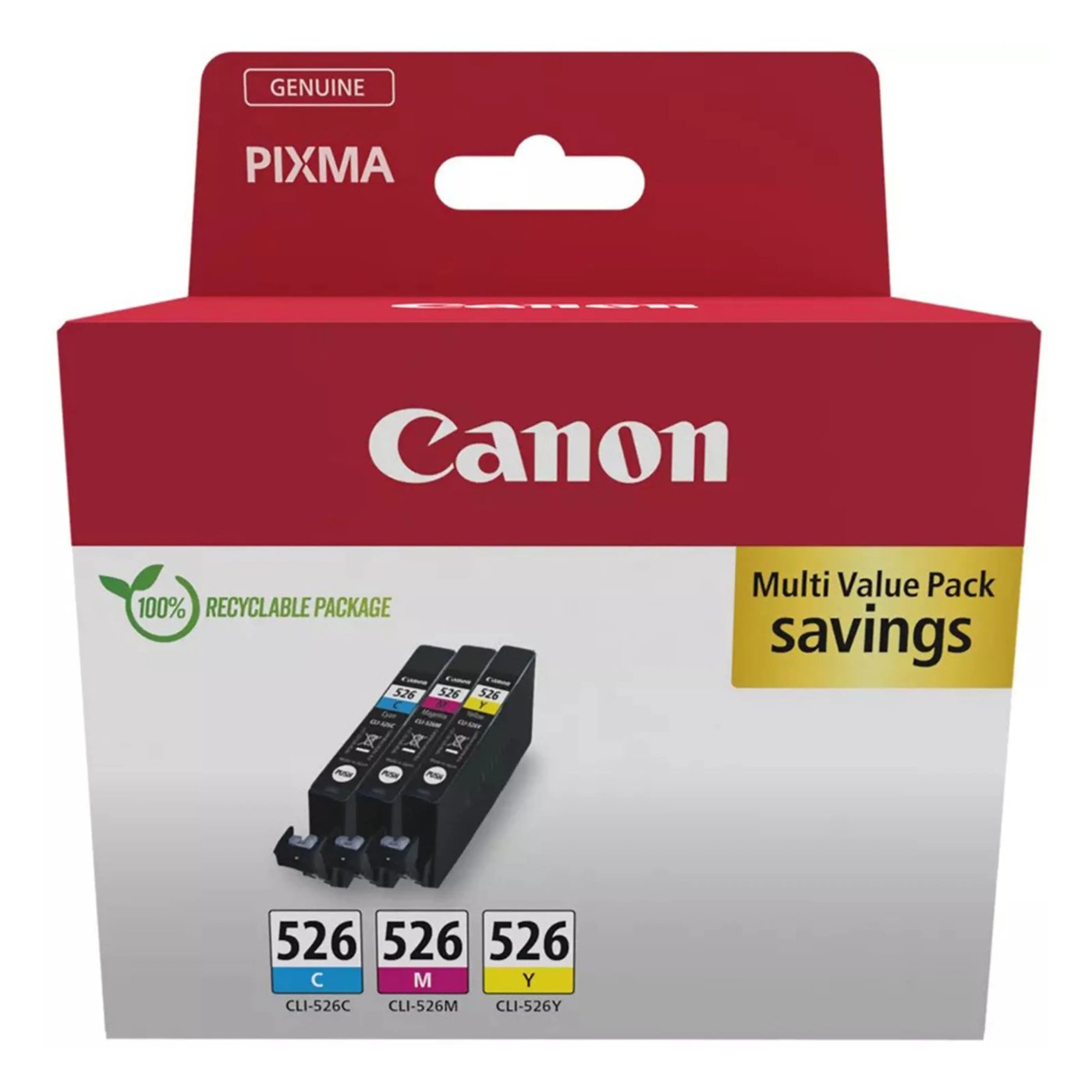 Canon CLI-526 Bläckpatroner 3-pack