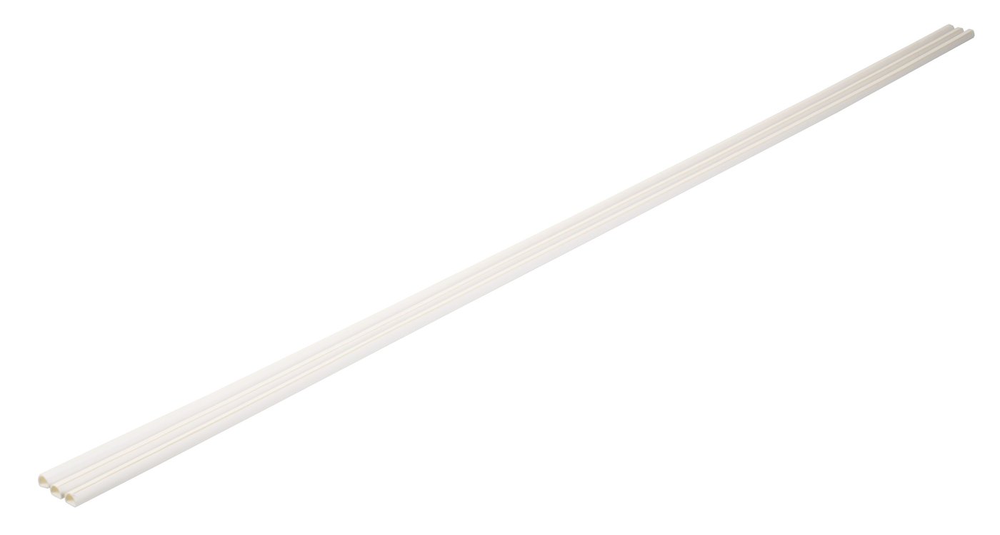 Kabelkanal Vit 8x7 mm 1 m 3-pack