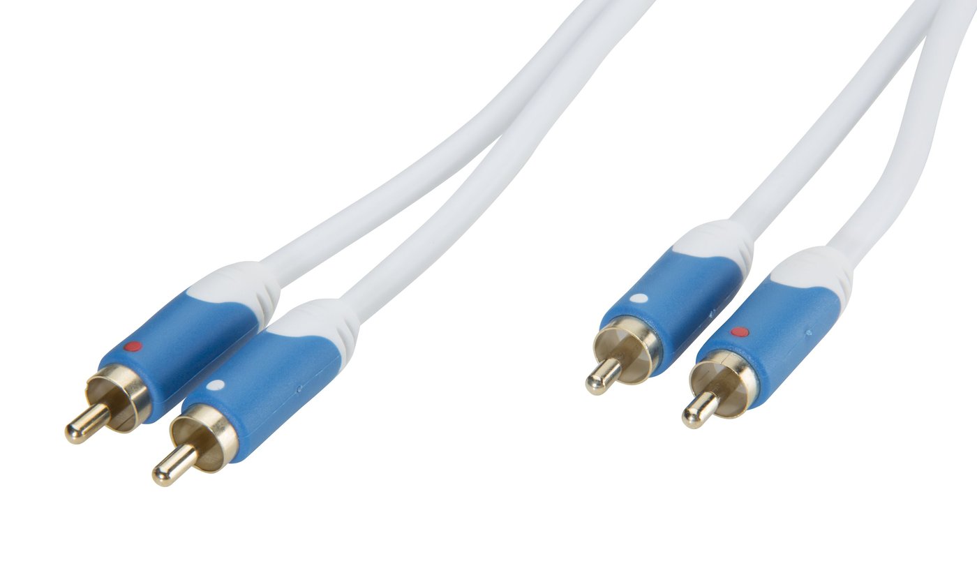 Luxorparts Lydkabel 2 x RCA 0,5 m