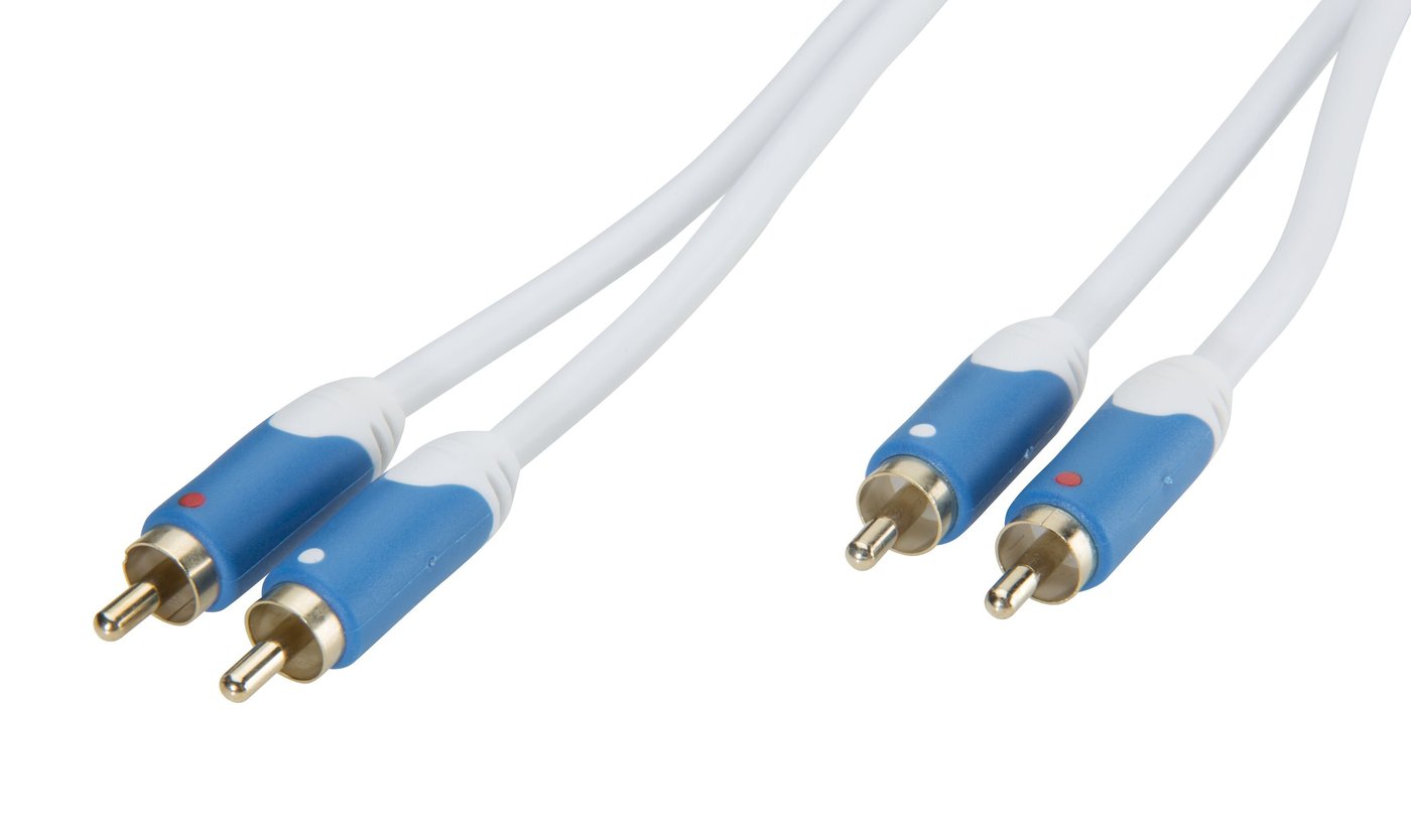 Luxorparts Lydkabel 2 x RCA 0,5 m