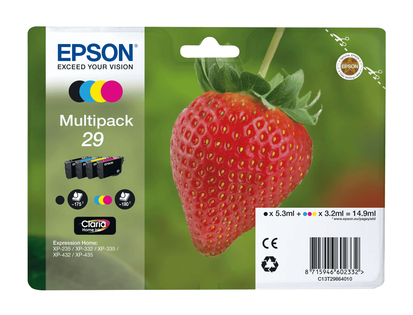 Epson T29 Bläckpatron 4-pack