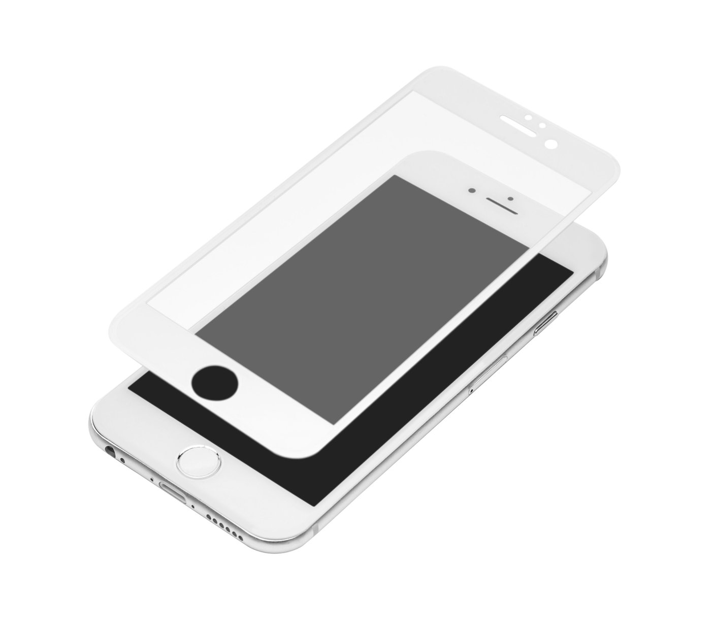 Linocell Elite Extreme Curved Skjermbeskytter for iPhone 6, 7 og 8 Hvit
