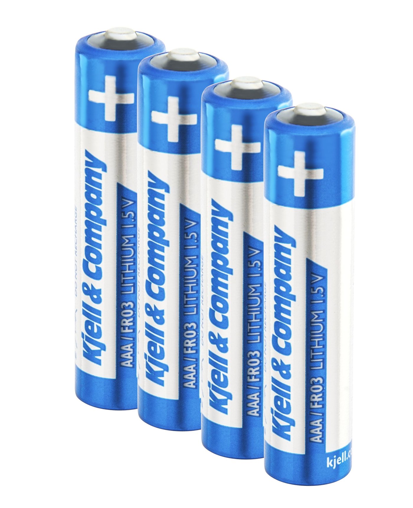 Kjell & Company AAA-litiumbatterier, 4-pk.