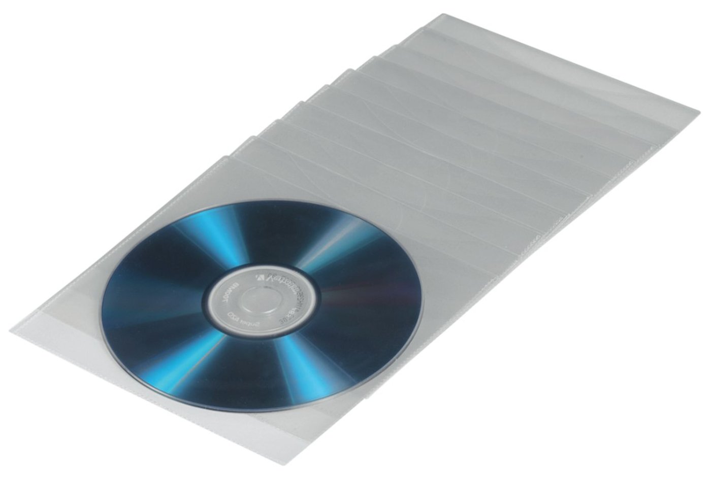 Hama CD/DVD-lomme med lokk, 50-pk.