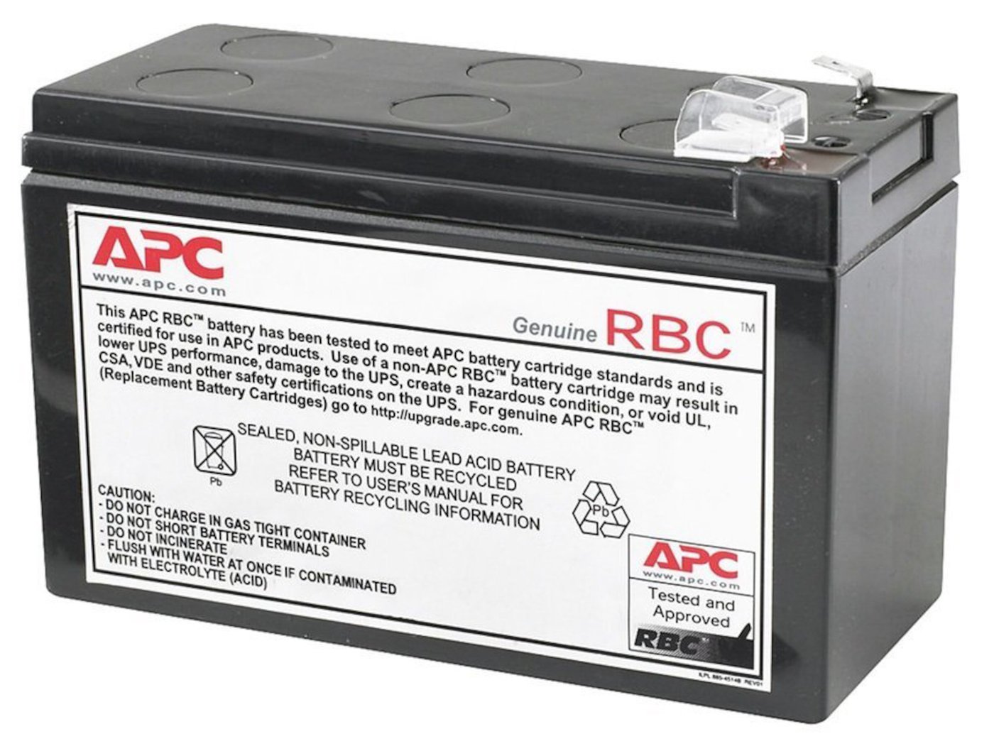 APC Utbytesbatteri #110 - 12 V 7 Ah