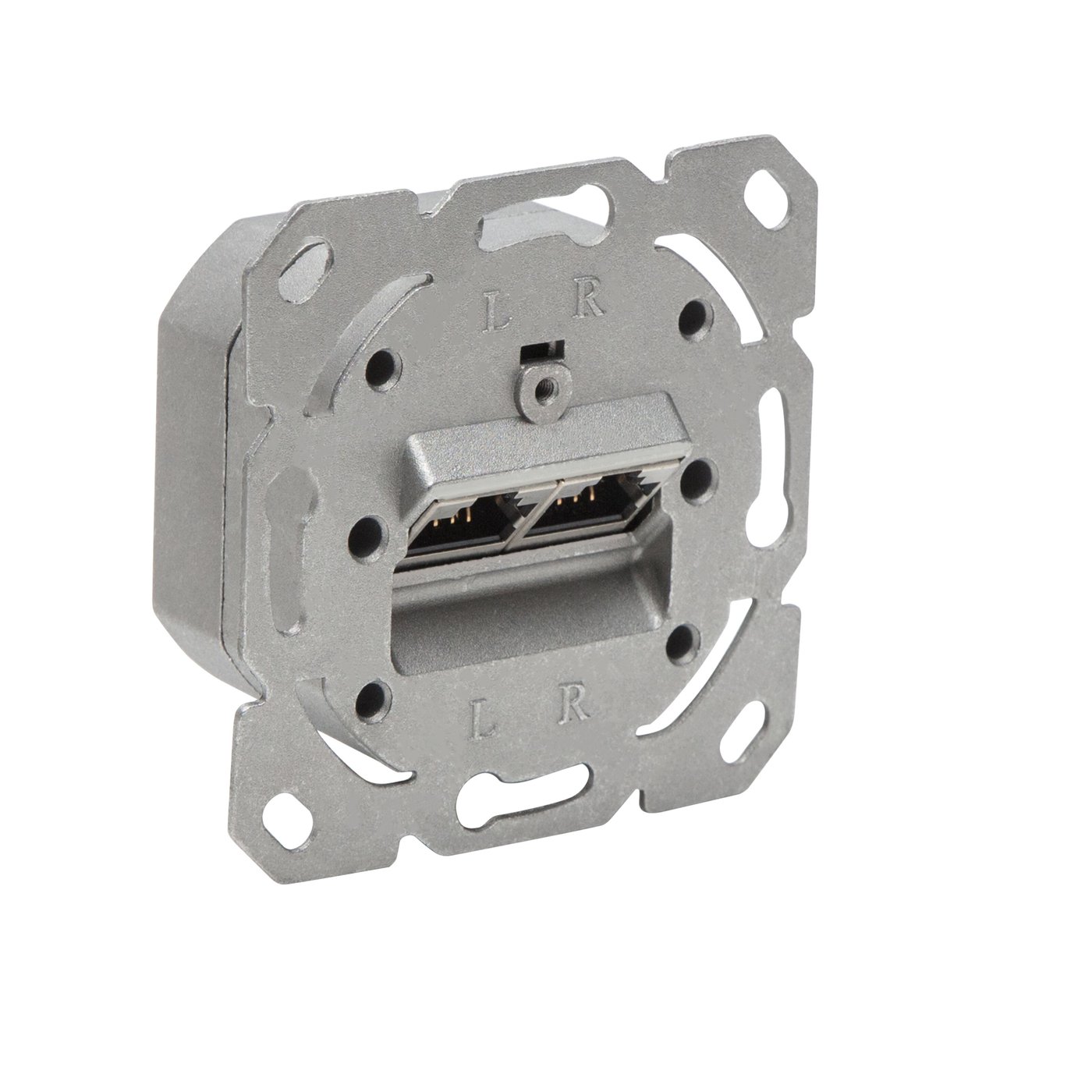 Luxorparts Innfelt FTP-nettverksuttak Cat. 6 2-ports