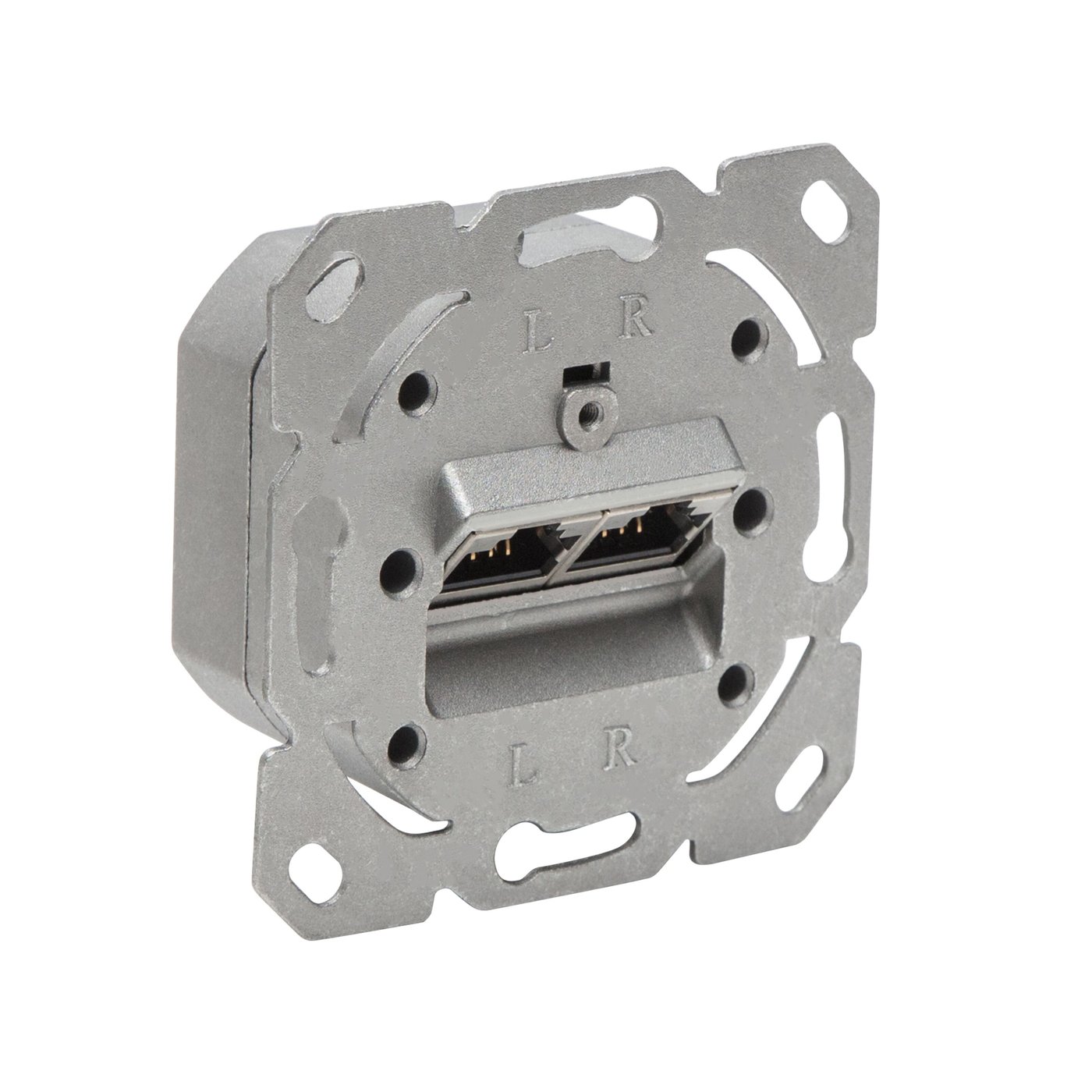 Luxorparts Utenpåliggende FTP-nettverksuttak Cat. 6 2-ports