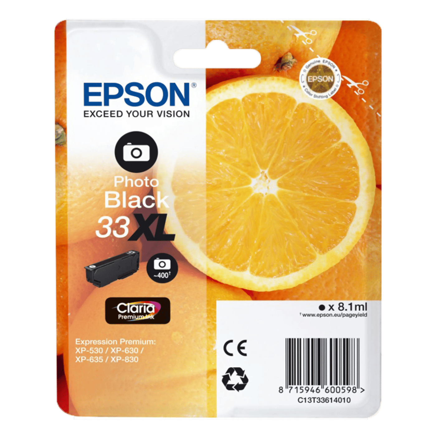 Epson T3361 Bläckpatron Fotosvart XL