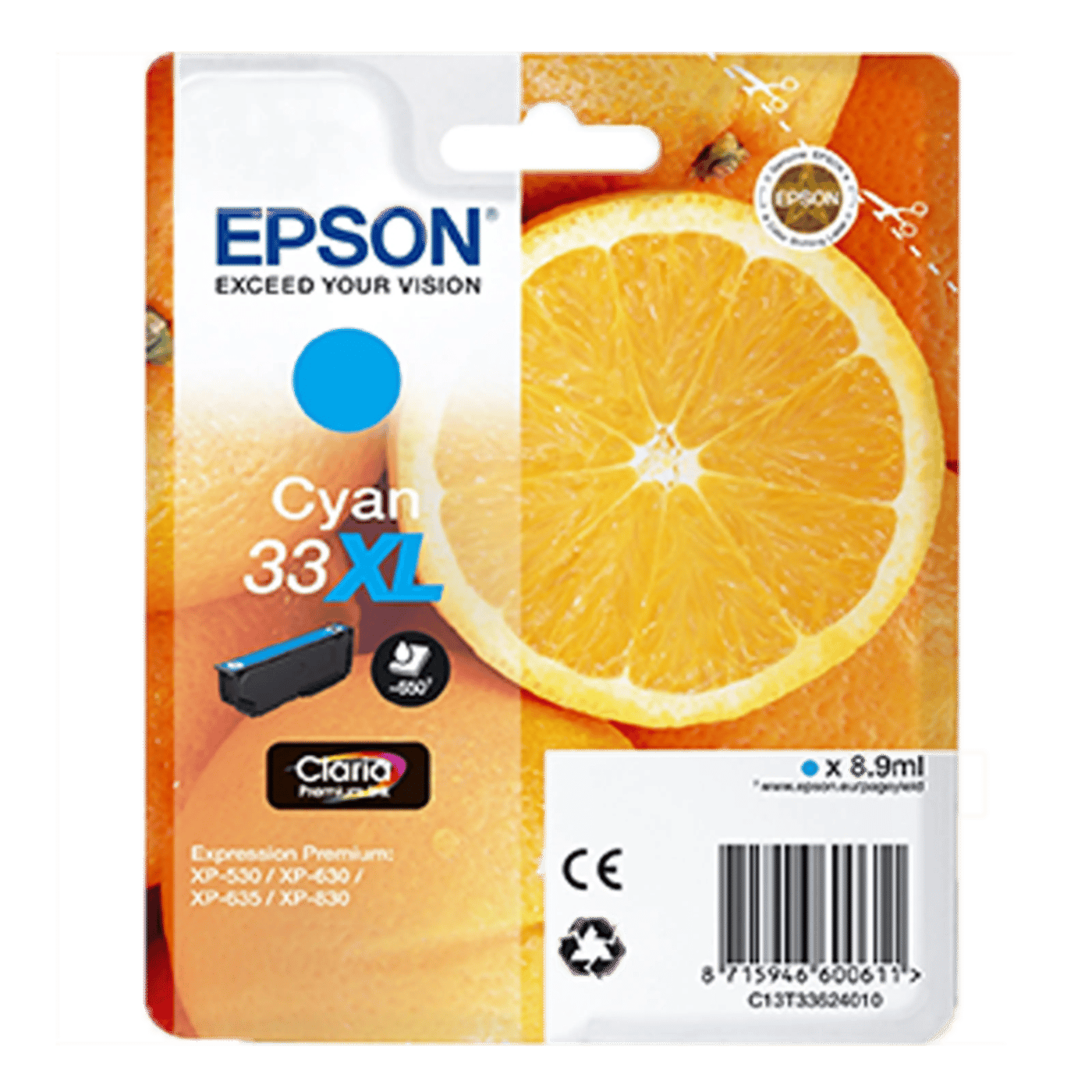 Epson T3362 Bläckpatron Cyan XL