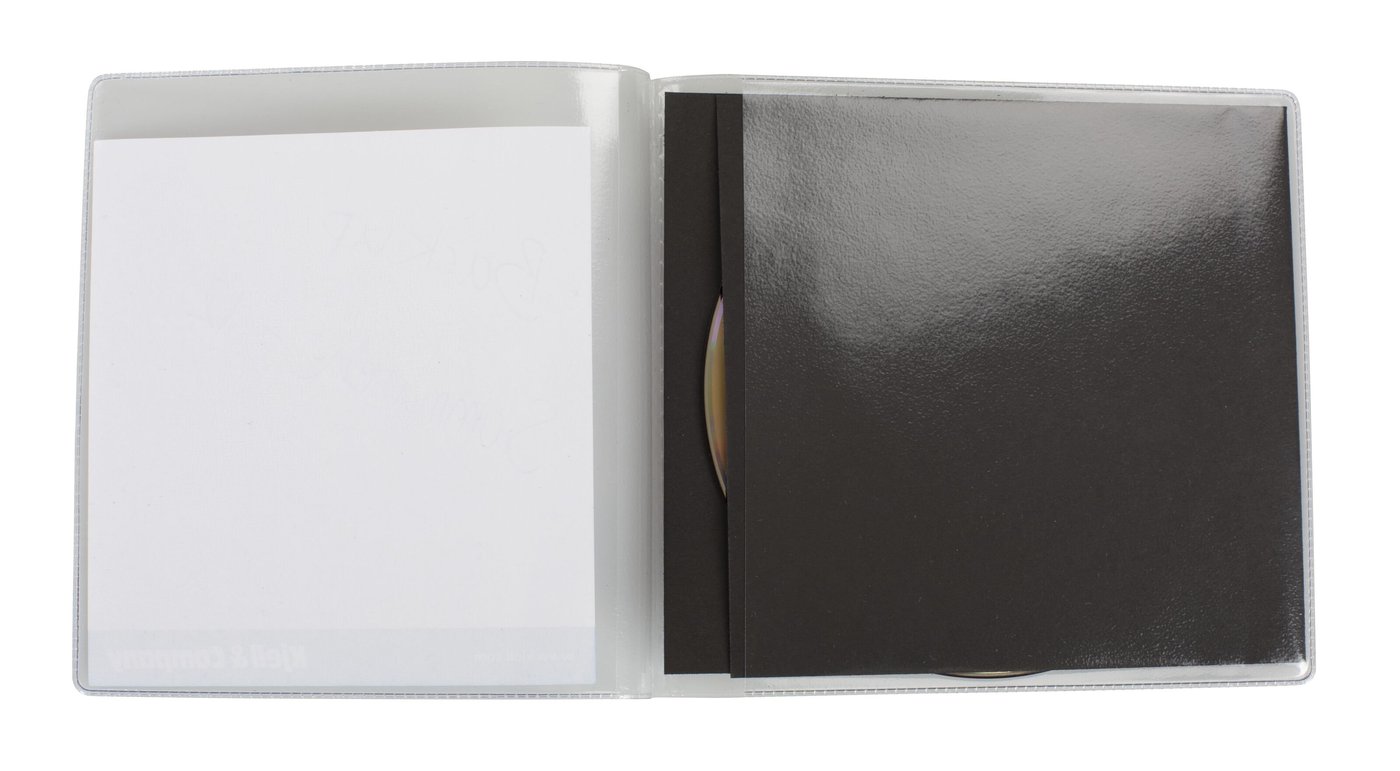 CD-ficka dubbel med kolpapp 25-pack