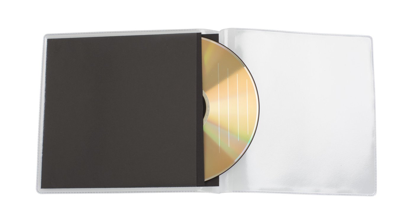 CD-ficka dubbel med kolpapp 25-pack
