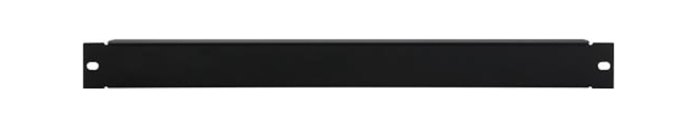 19"-täckpanel Svart 1U