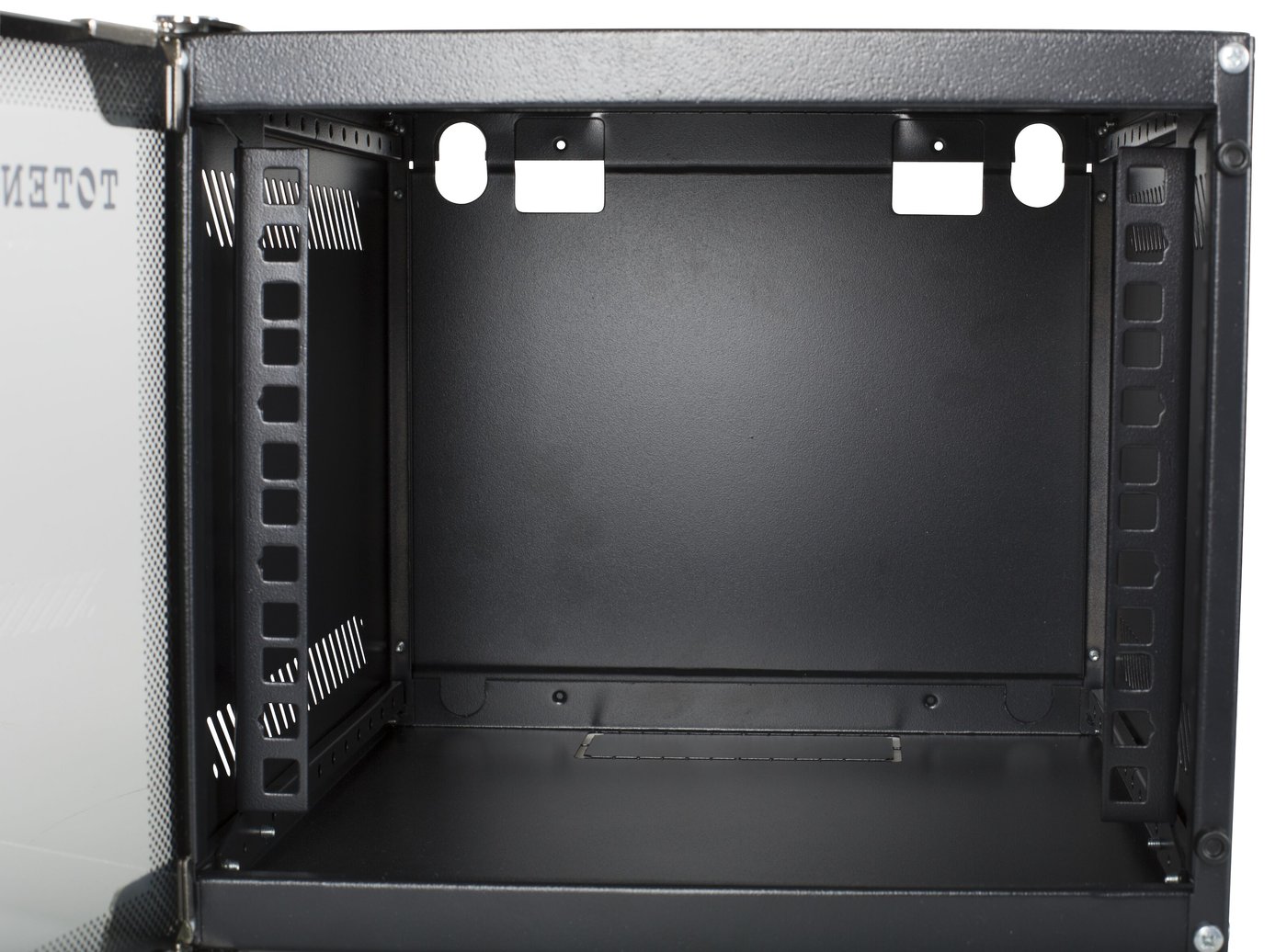 10" väggskåp Svart 4U