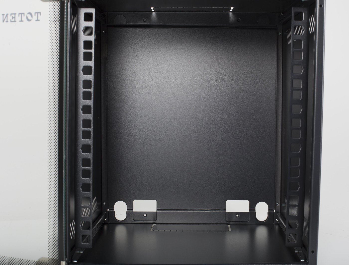 10" väggskåp Svart 6U