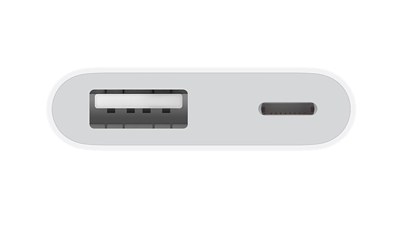 Adapter Lightning til USB med strømtilførsel