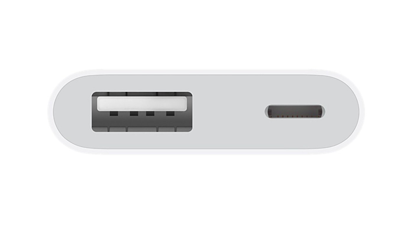 Adapter Lightning til USB med strømtilførsel