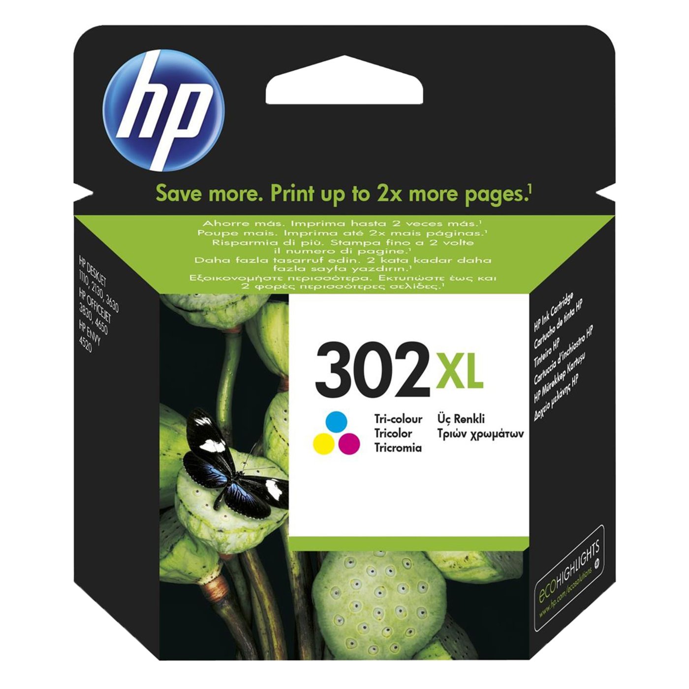 HP 302XL Bläckpatron Flera färger