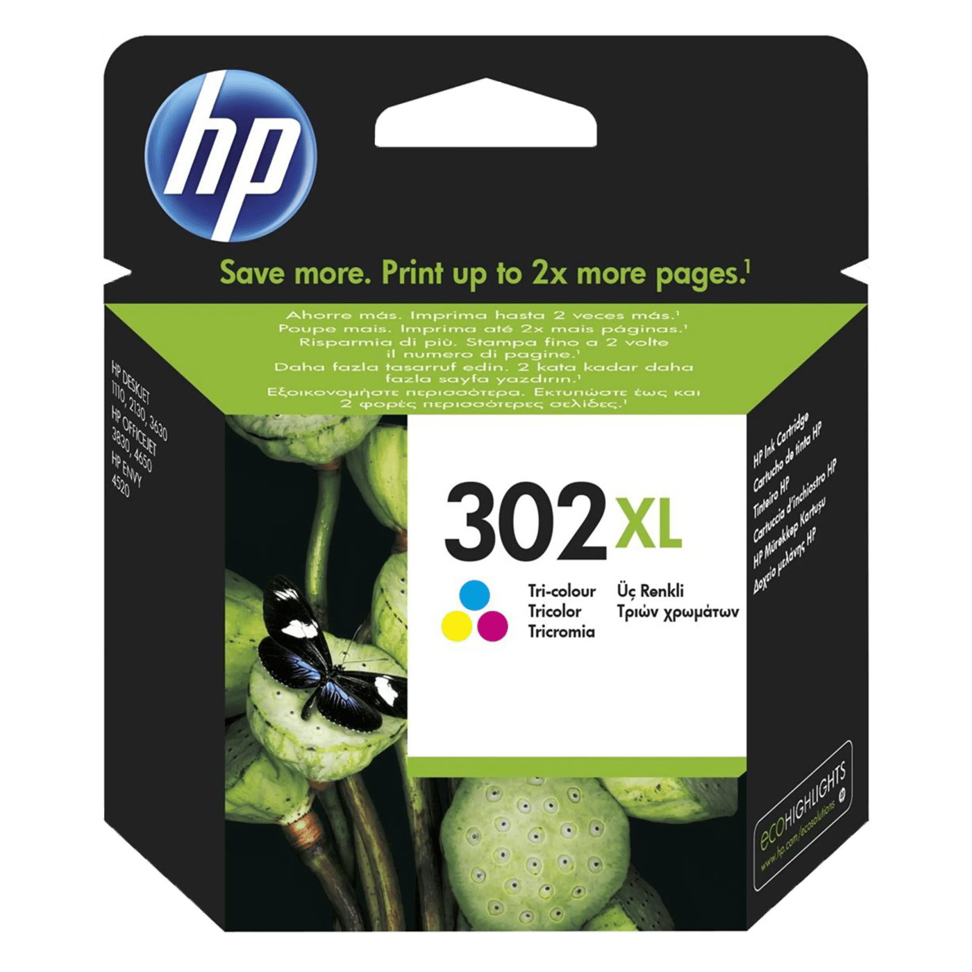 HP 302XL Bläckpatron Flera färger