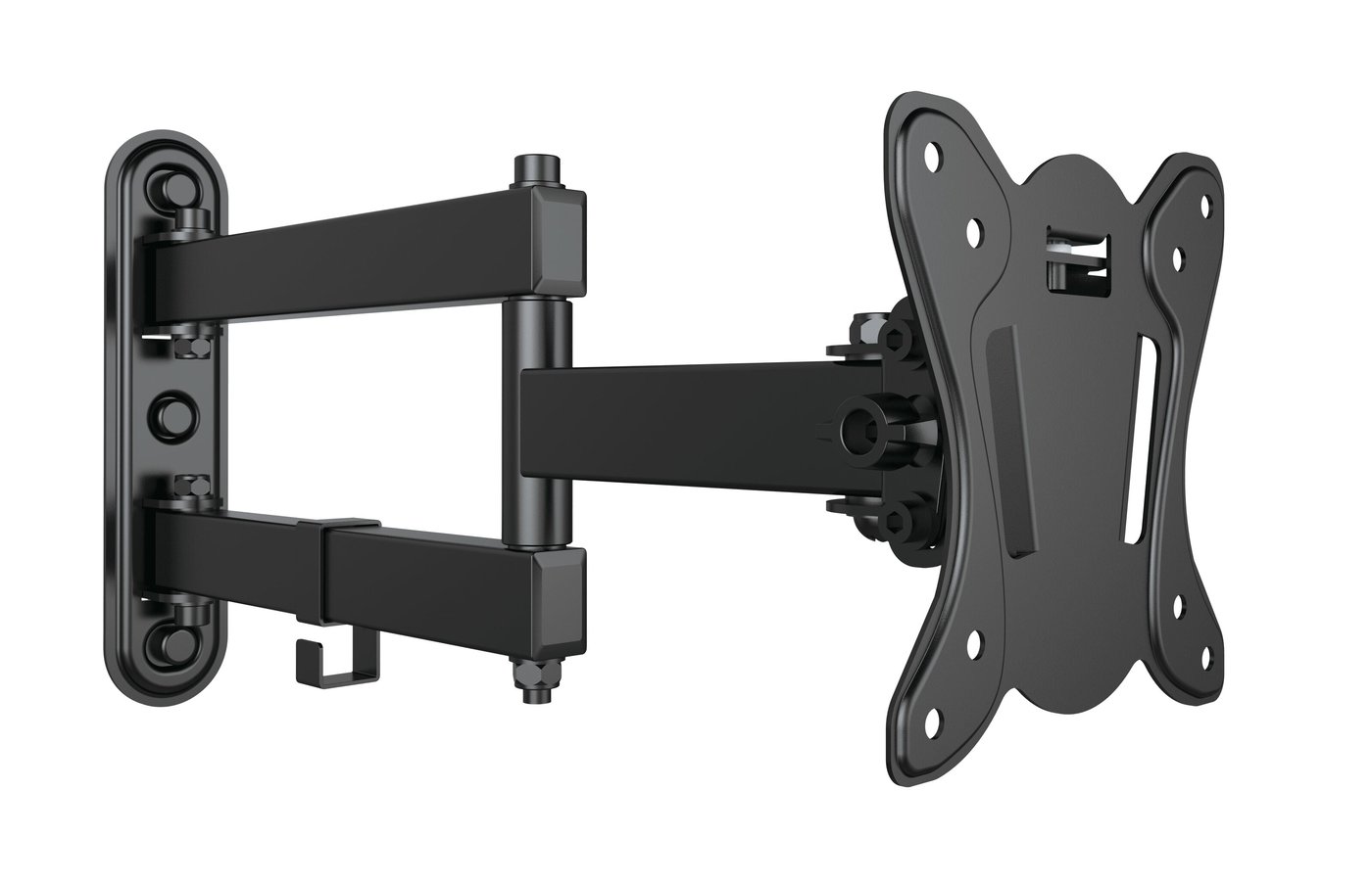 Luxorparts 3-ledat väggfäste för skärm 13-27"