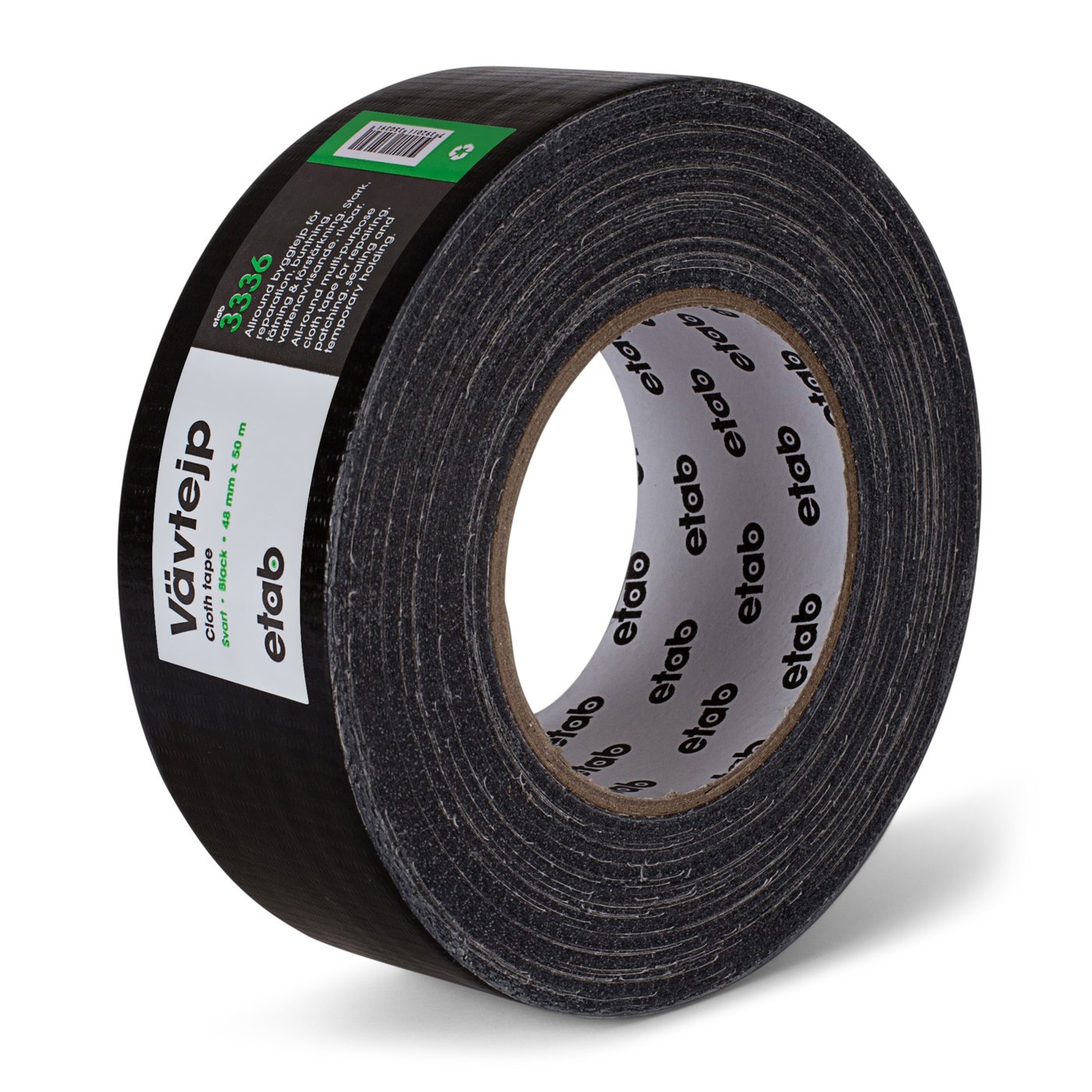 Luxorparts Gaffateip 50 m Svart