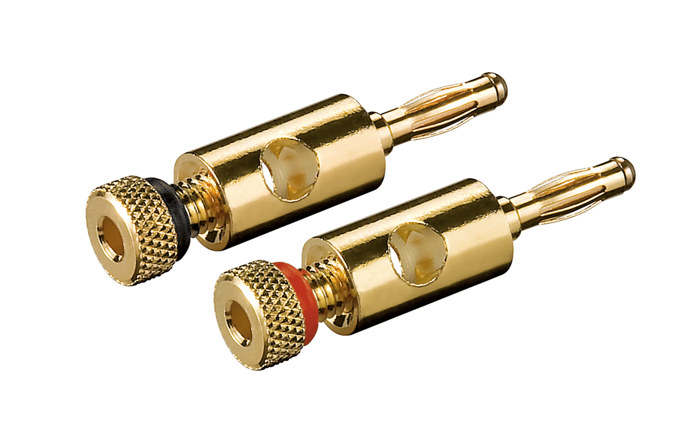 Banankontakt 4 mm Svart