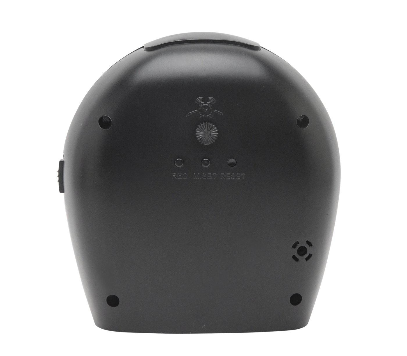 Rubicson Analog radiostyrt vekkerklokke Svart