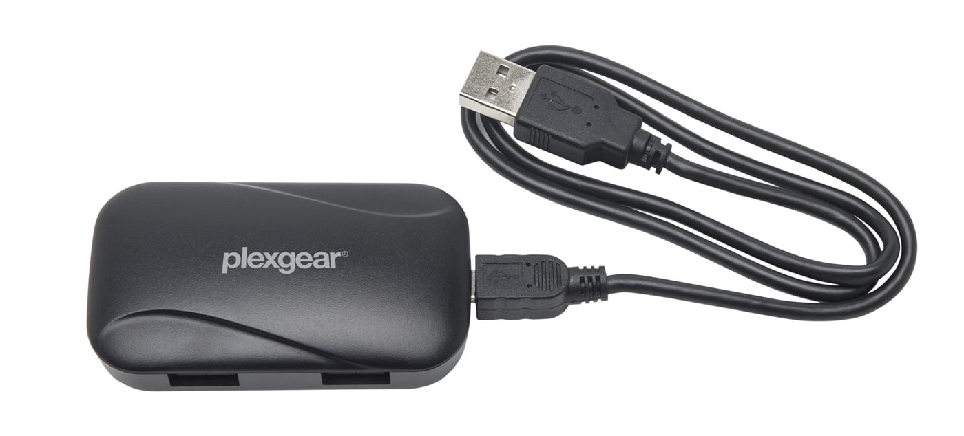 Plexgear Portable 300 USB-hub, 4-veis