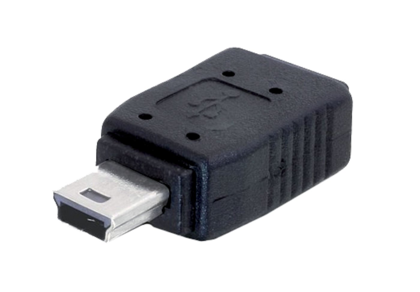 Adapter Micro-USB-hunnkontakt til Mini-USB-hannkontakt