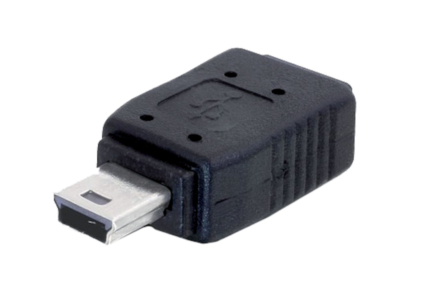 Adapter Micro-USB-hunnkontakt til Mini-USB-hannkontakt