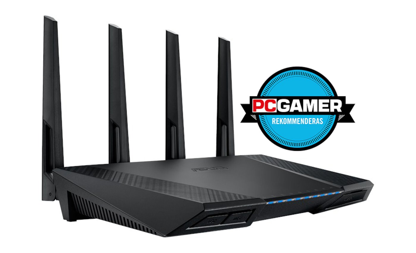 Asus RT-AC87U Nordic Trådlös router Vit