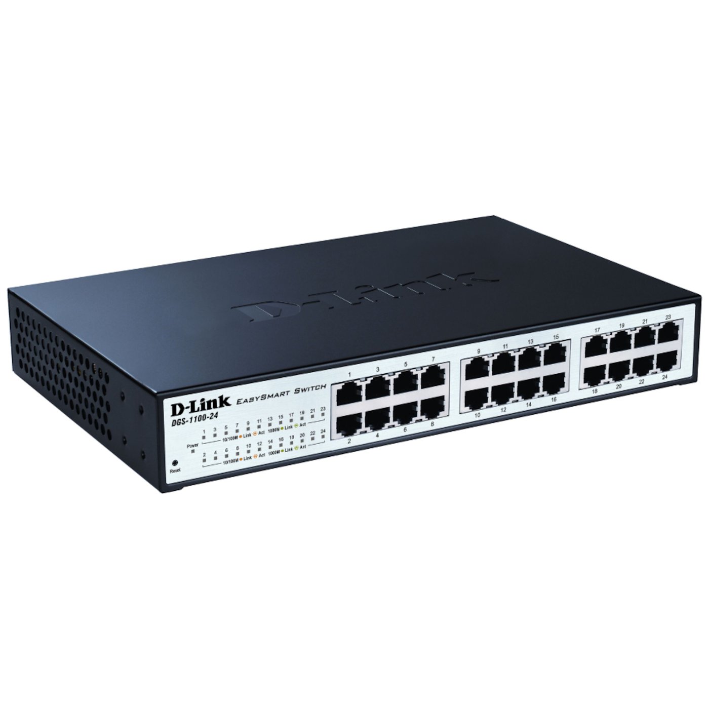 D-Link DGS-1100-24 Konfigurerbar gigabitswitch 24 porter