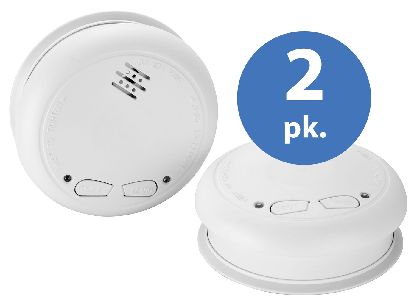 Luxorparts Trådløs røykvarsler 2-pk.