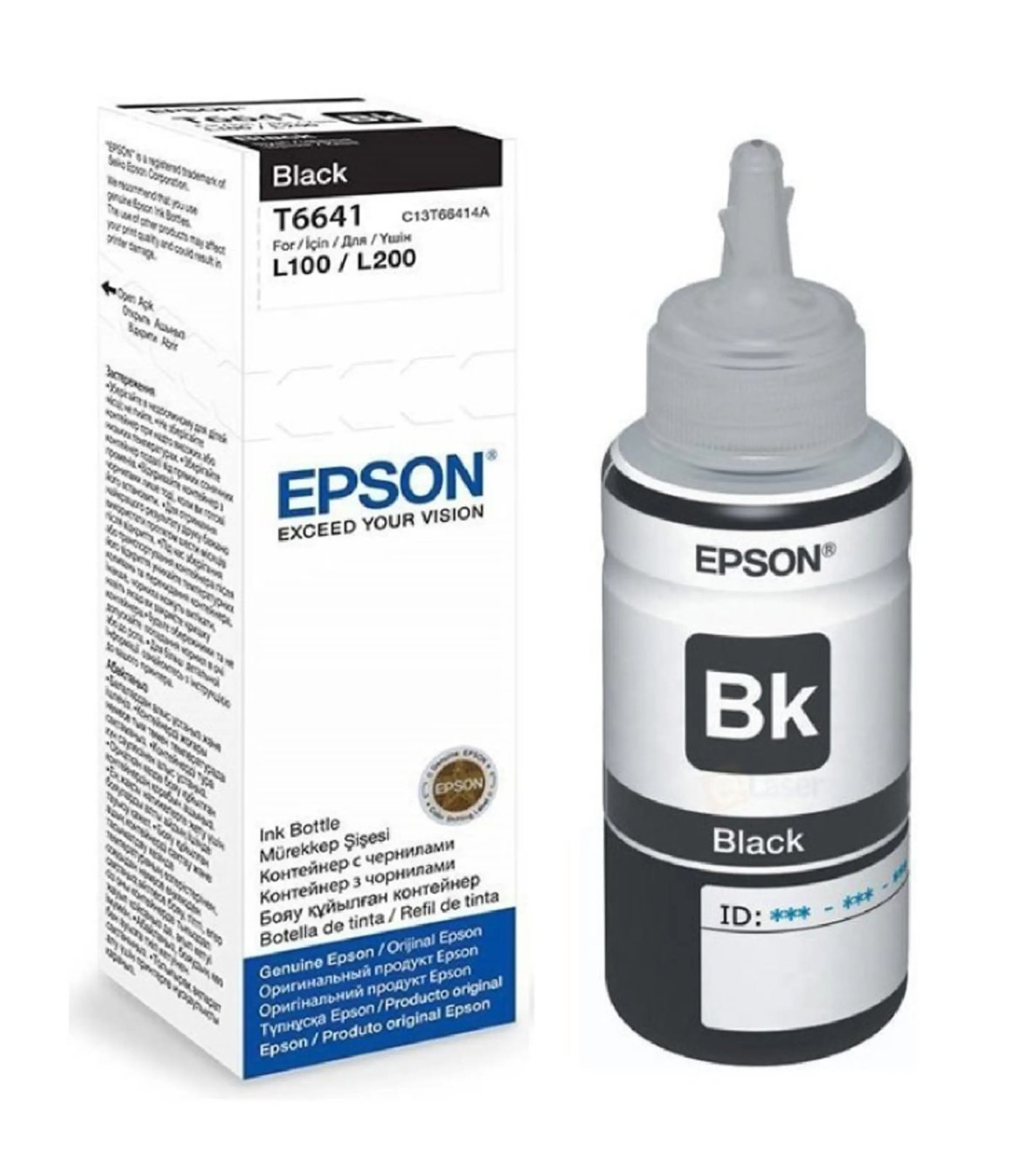 Epson T6641 Bläckpatron Svart