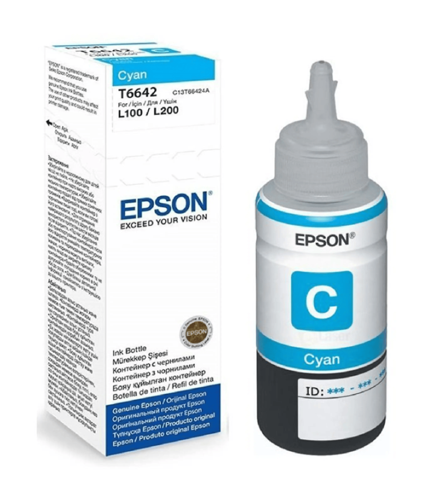 Epson T6642 Bläckpatron Cyan