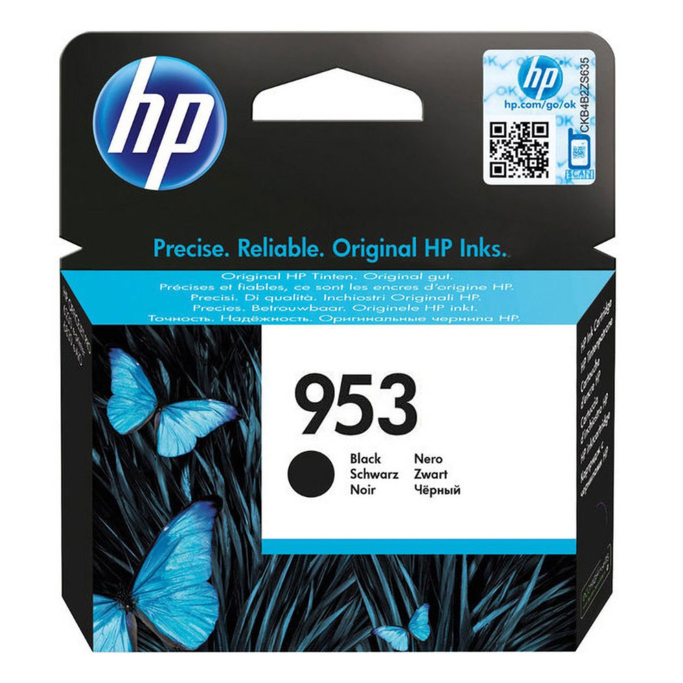 HP 953 Bläckpatron Svart