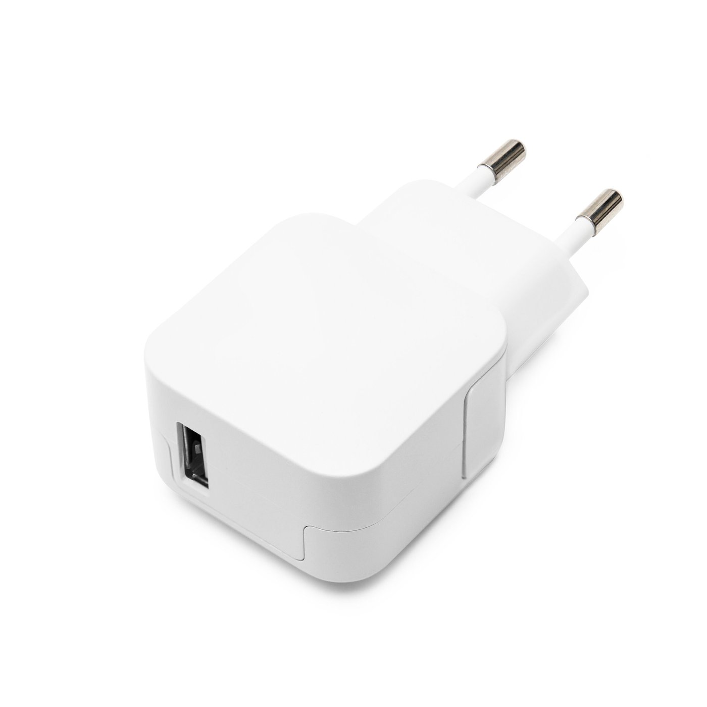 Linocell USB-lader med Micro-USB-kabel 2,4 A Hvit
