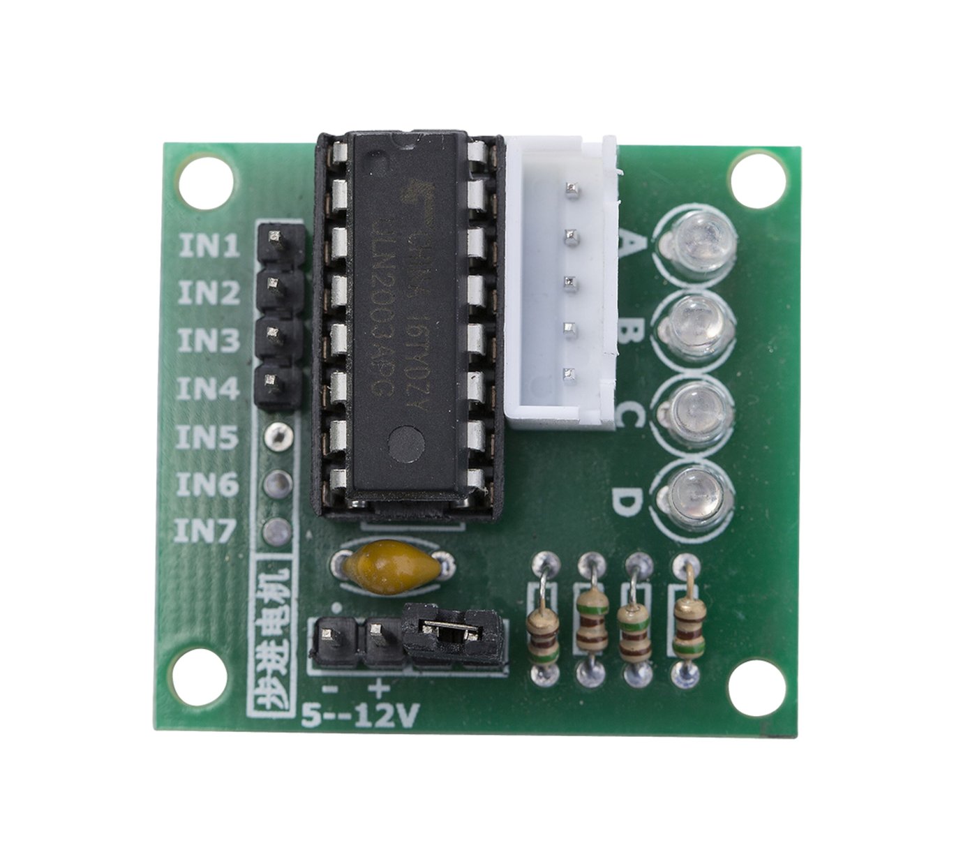 Luxorparts Stegmotor med växellåda och drivare 4-pack