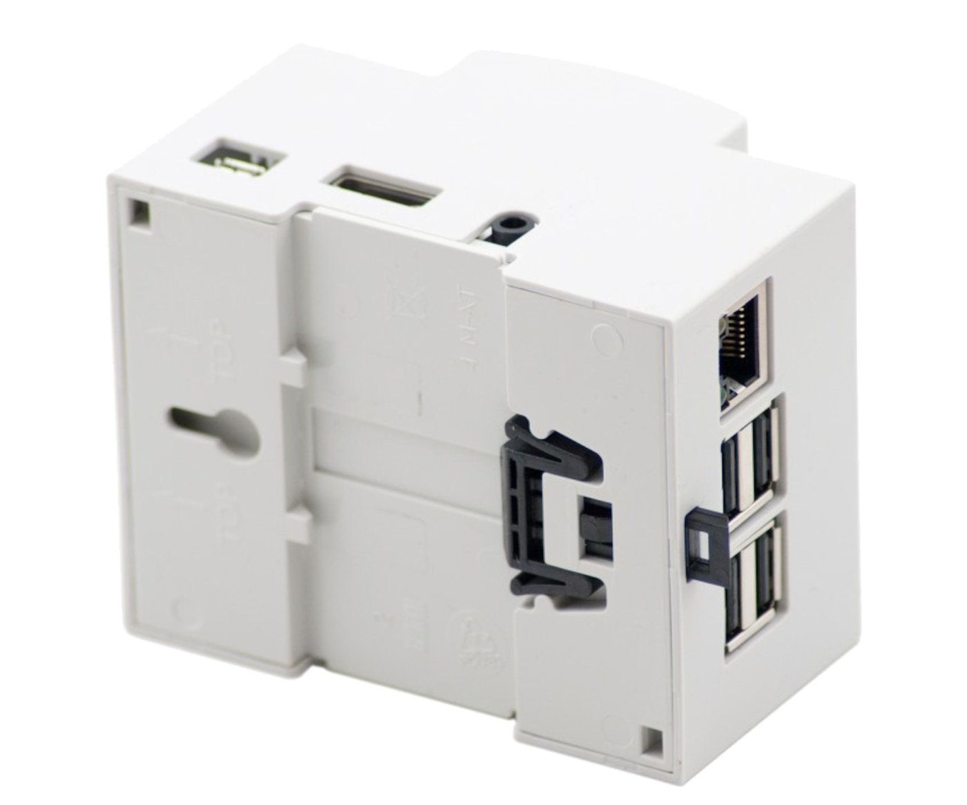 Raspberry Pi Chassi för DIN-skinne